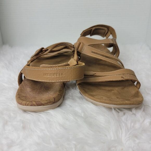 Merrell Sandspur Rose Convert Womens Size 10 Sandals Tobacco Pomegranate J002692 - Picture 7 of 10